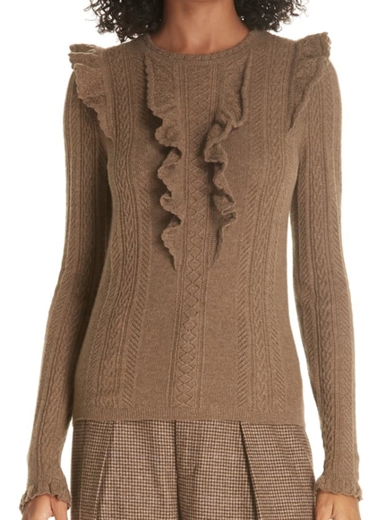 polo ralph lauren pointelle wool sweater dress